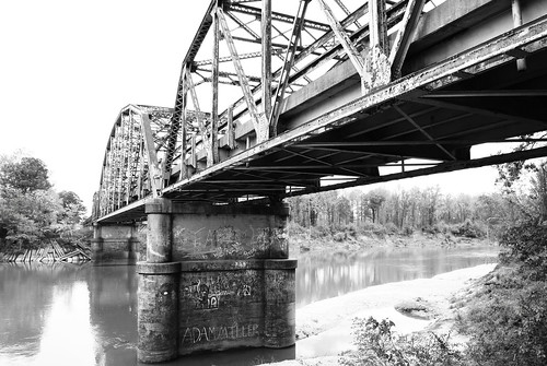 county bridge blackandwhite bw white black monochrome parish ferry river blackwhite louisiana texas crossing steel through vernon sabine newton burrs truss pontist