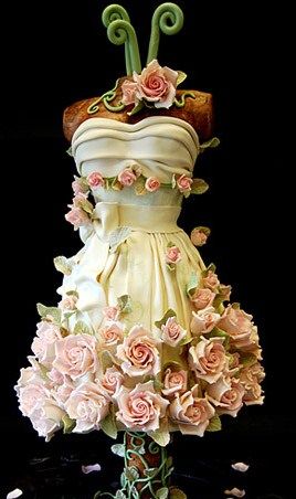 Dress Form Cake by Elizabeth's Cake Emporium