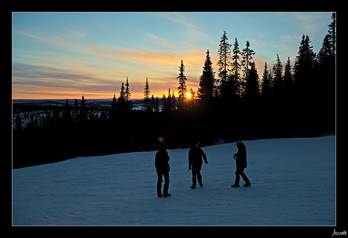 travel winter sunset snow sweden lappland jazzabi sélleyszabolcs arjelog