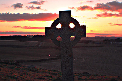 sunset cemetry church graveyard dusk burythorpe
