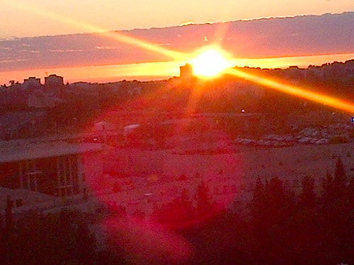 sunset israel jerusalem rosenfeld oren c2014