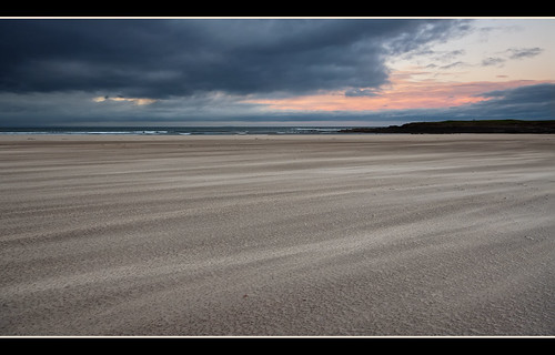 sunset sea beach clouds scotland sand wind horizon dunbar eastcoast belhaven d90 silverrainbow