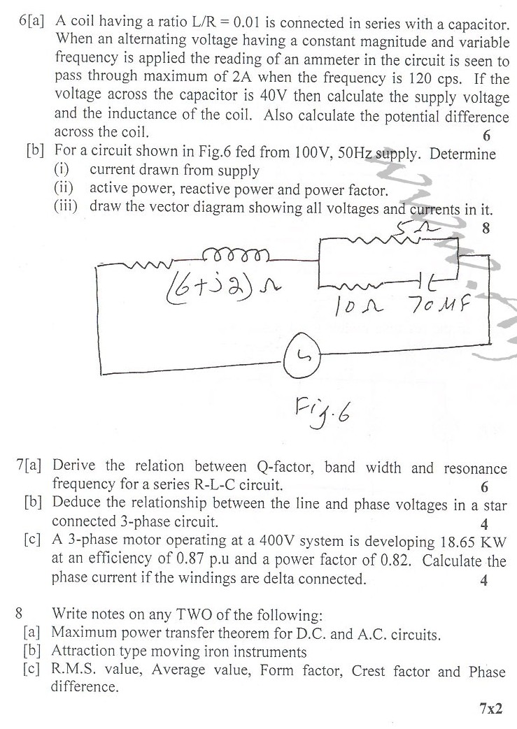 DTU Question Papers 2010 – 2 Semester - End Sem - COE-EC-EE-IC-111