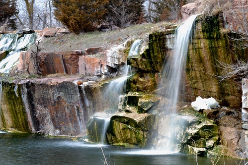 park urban wisconsin waterfall memorial falls wi montello daggett