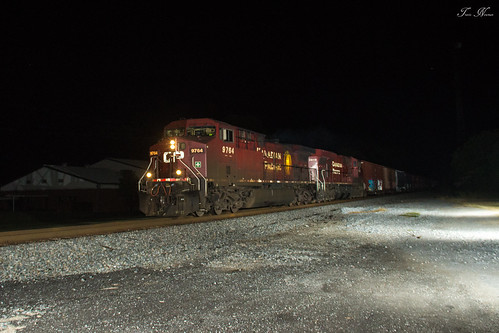 norfolk southern train freight railroad ns cp canadian pacific ge atlanta north district georgia division 174 rockamrt night photography