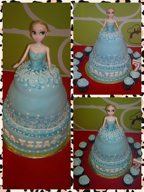Frozen Doll Elsa Cake by Rheign Angelheen Delacruz of sweetbakes by lhyne