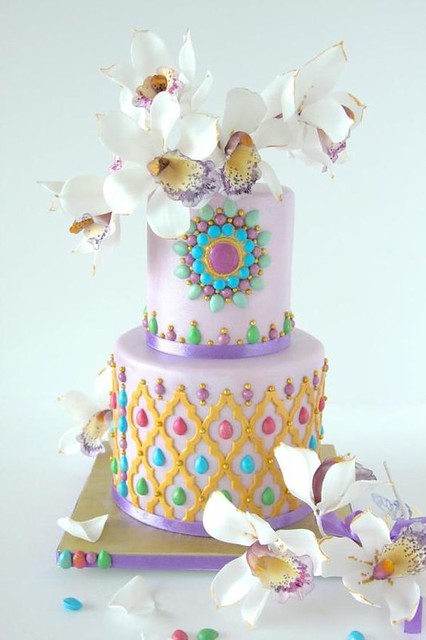 Orchid Cake from Cookie Hound!