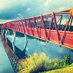 The orange bridge