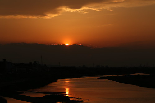 sunset japan river kanagawa 5dmk3