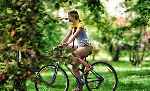 girl pentax candid bicykle rower dziewczyna