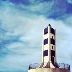 The Reading Lighthouse - lately renovated, was built by the British in 1934-1935. I love that lighthouse - it has such a retro vibe! Although it stands in the shadow of the power plant, it immediately attracts your attention. #whplighthouse