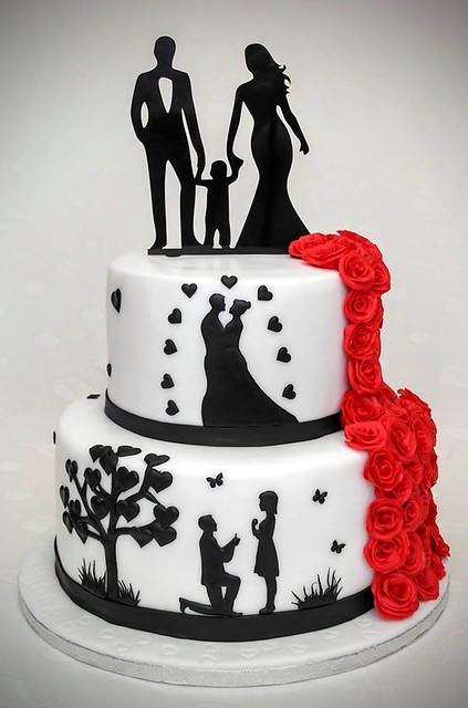 45 + The most creative wedding cake designs - Textured & Layering Inspo