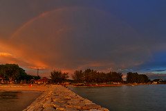 Sunset Rainbow at Port Dickson