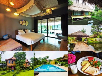 【泰國住宿】Asita Eco Resort 安帕瓦夜功府緊臨河邊的獨棟 Villa 環保飯店