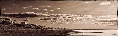 blackandwhite bw panorama beach sepia newbrunswick baiesdeschaleur