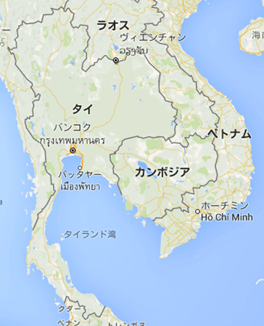 160526 タイの地図