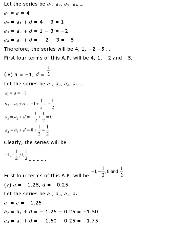 NCERT Solutions For Class 10 Maths Chapter 5 Arithmetic Progressions AP PDF Download freehomedelivery.net
