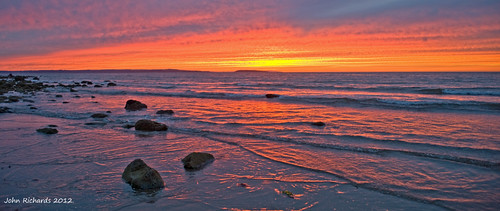 sunset sea beach menaistraits dwygyfylchi