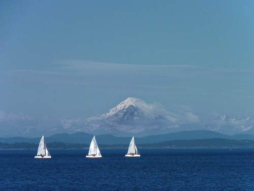 white mountain volcano three boat sailing yacht mountbaker zedzap magicunicornverybest magicunicornmasterpiece
