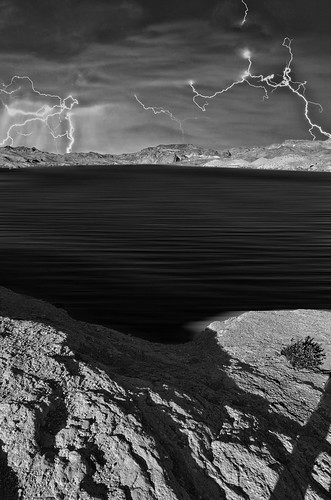 blackandwhite storm photo nikon desert image nevada tokina1224 nelson coloradoriver lightning lakemojave eldoradocanyon tomdwyer d7000 thomasdwyer