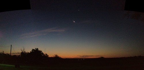 sun moon beautiful night texas planets frisco