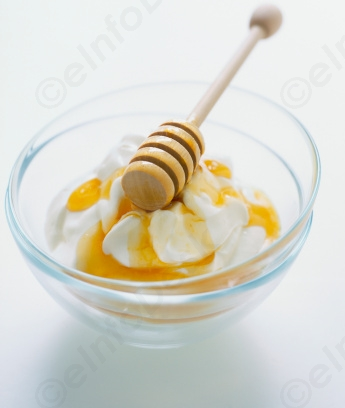 Mixing Honey and Curd with Constant Stirring