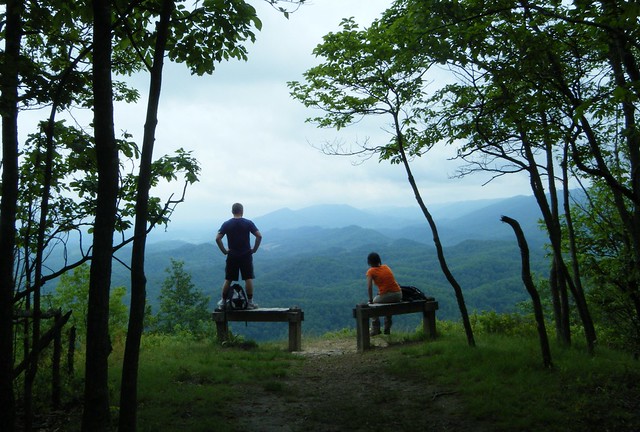 The view at the top from Molly's Knob is worth the hike at Hungry Mother State Park
