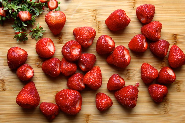 strawberry raspberry quick jam