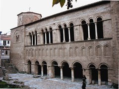 The narthex of St Sophia, Ohrid