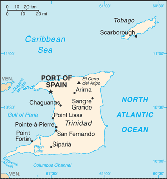 trinidad-tobago-map