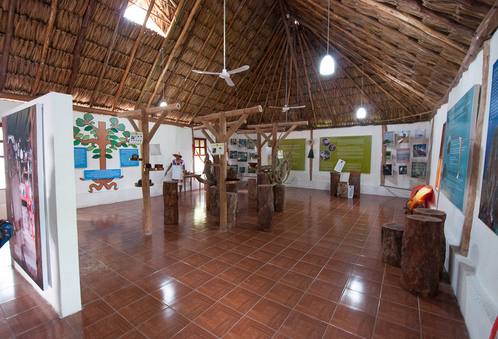 Cebiche mexicano y museo de artesanía y costumbres mayas 