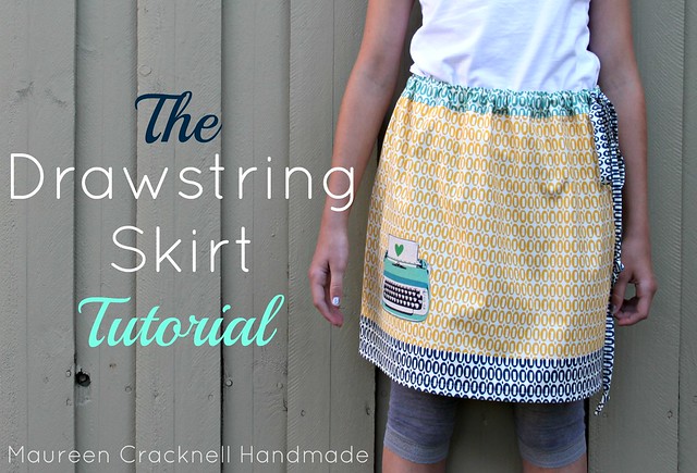 The Drawstring Skirt 
Tutorial