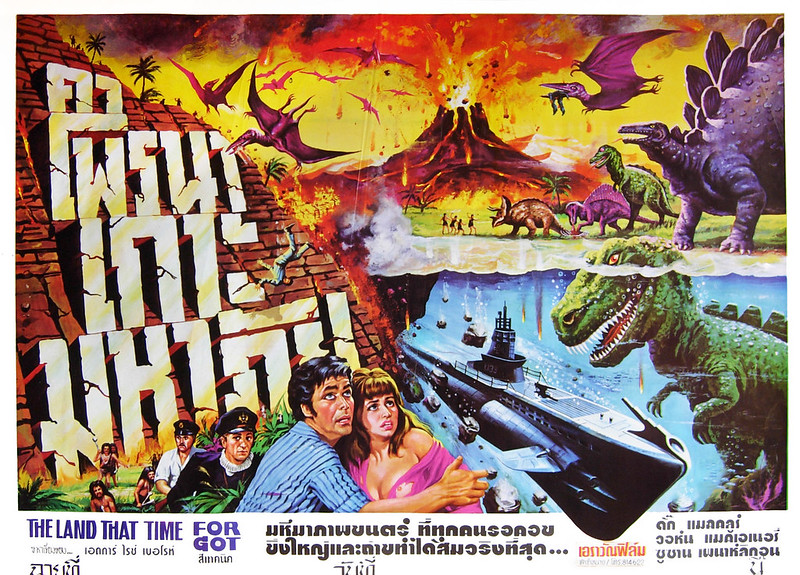 The Land That Time Forgot, 1975 (Thai Film Poster)