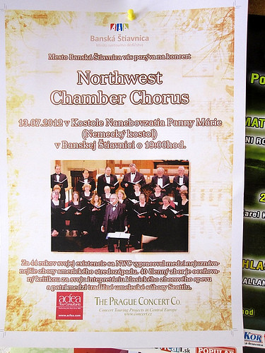 Northwest Chamber Chorus 2012 Tour of Hungary and Slovakia