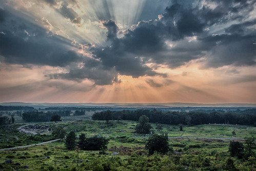 sunset usa clouds evening pennsylvania gettysburg battlefield devilsden canonef1740f4l dje canoneos50d djengland djenglandphotography litteroundtop