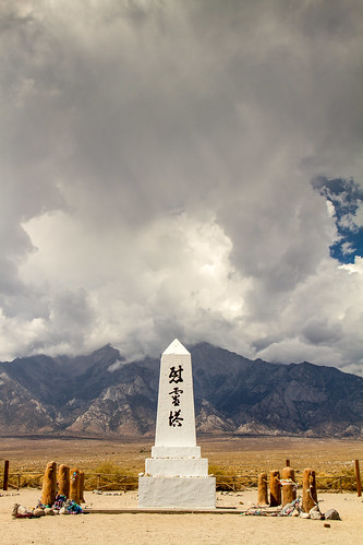 world county ca camp loss clouds lens japanese memorial war day cloudy empty wwii tomb sierra prison ii 100views cenotaph internment eastern manzanar prejudice inyo rented reparations 5859 ef24105mmf4lisusm ireitou