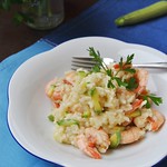 Shrimp and Zucchini Risotto