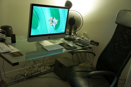 27-inch iMac setup, August 5 2012
