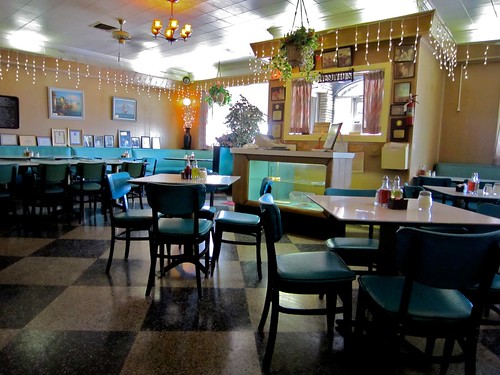 Restaurant Interior Aqua Booths