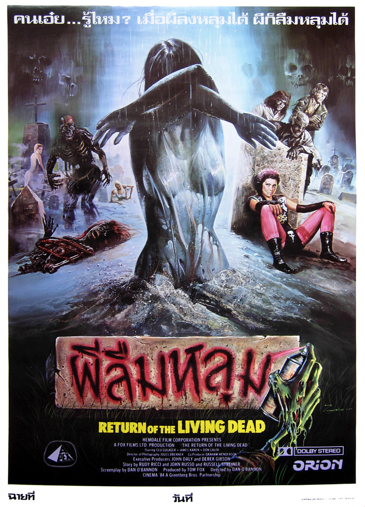 Return Of The Living Dead, 1985 (Thai Film Poster)
