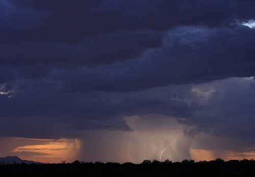 sunset arizona canon 350d rebel xt desert tucson monsoon thunderstorm lightning thunder electricalstorm rainshaft