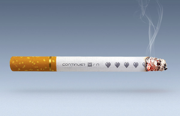 No games for smokers - Cigarro 8 bit