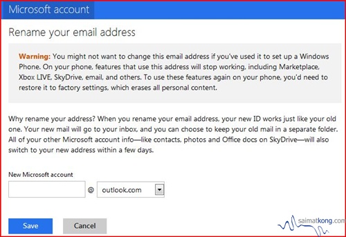 Get a Outlook email address for your new inbox