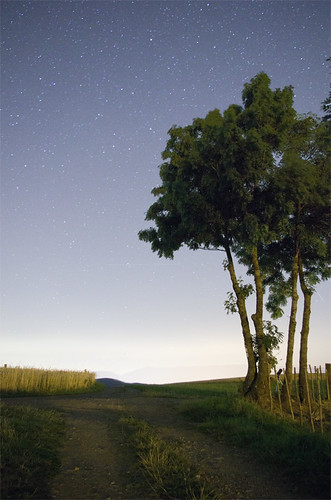 pentax arbres loire nuit avion k5 etoiles saintetienne iridium étoilefilante saintchristoenjarez