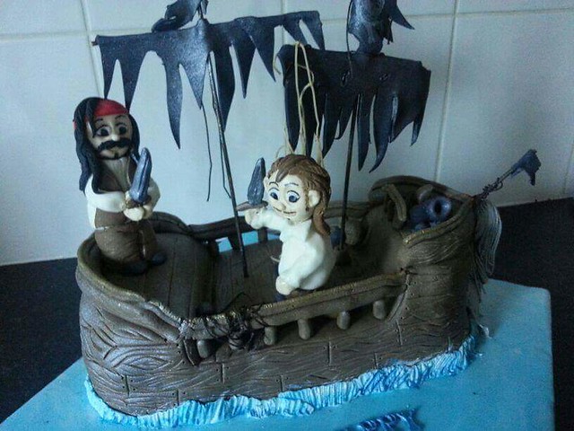 Pirates of the Caribean Themed Cake by Ash Samuels of Sugarella