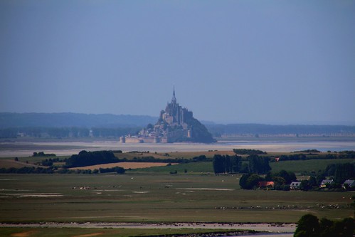 france normandie mont st michel panoramo view