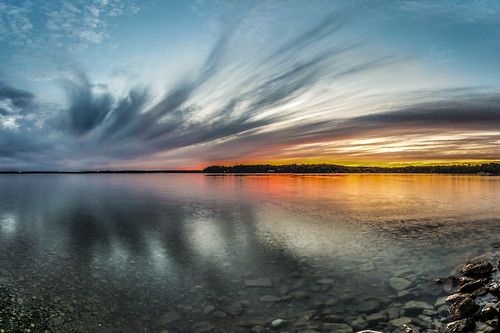 couchichingsky lake couchiching ramafirstnation sunset hdr reflection clouds panorama 3image orillia simcoe county lakecountry rbsfavs cloudy day spirithands robertsnache snacheplusfam
