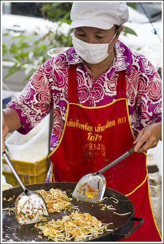 Cooking Phad Thai
