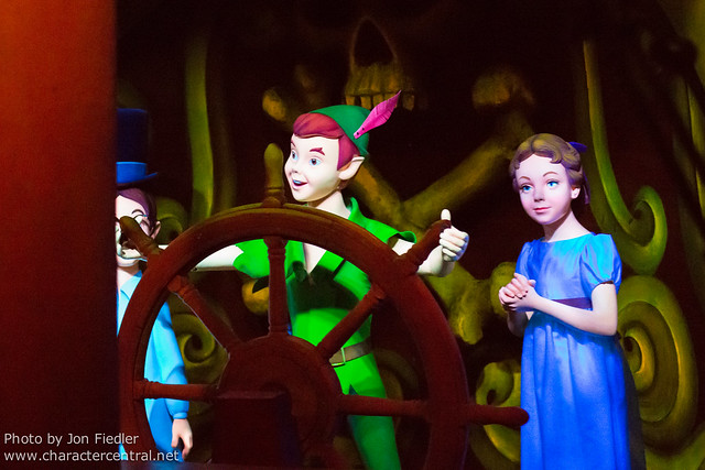 Disneyland July 2012 - Riding Peter Pan's Flight