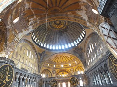 Estambul. Santa Sofía. Hagia Sophia. I el espacio interno.